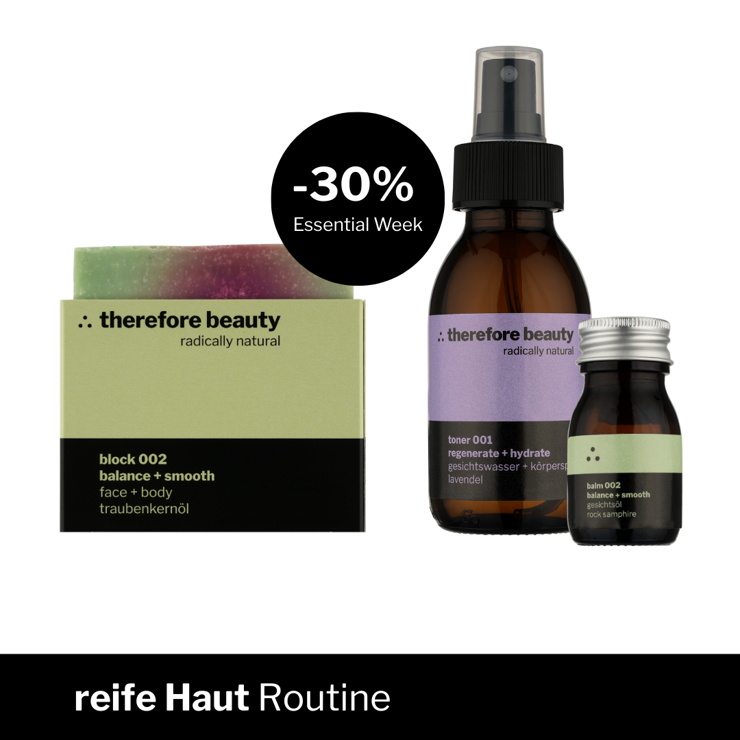 care set 002 | mature skin, dry skin | radiant complexion entirely without synthetics