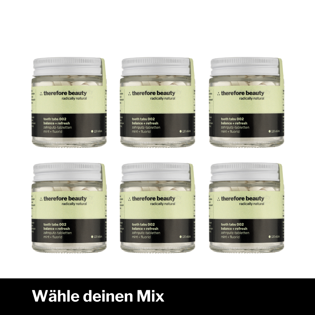 Six-pack Tooth Tabs | year’s supply with 15% discount | unpackaged with subscription