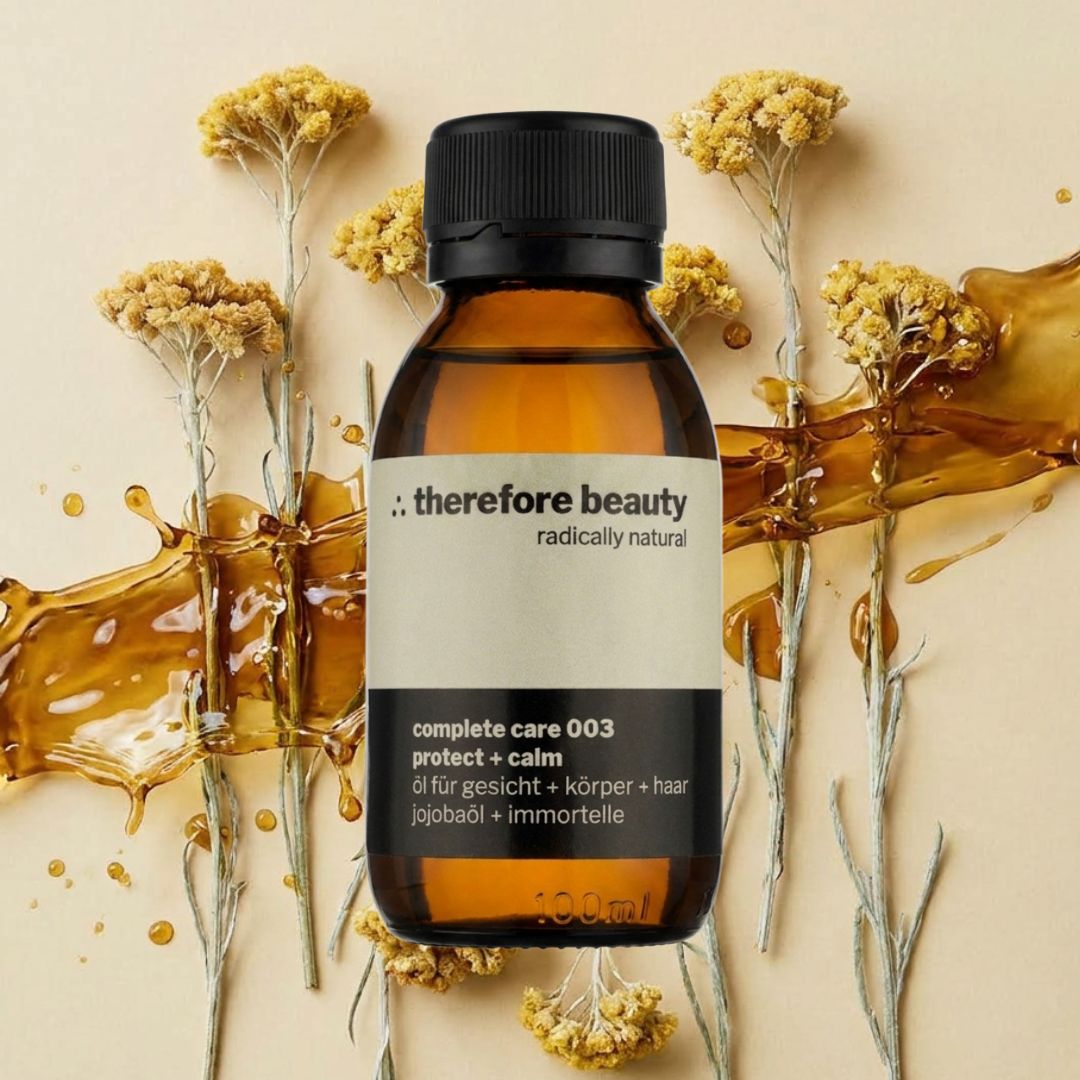 complete care 003 | Pflegeöl für Gesicht, Körper, Haar | sanft mit Jojoba + Immortelle