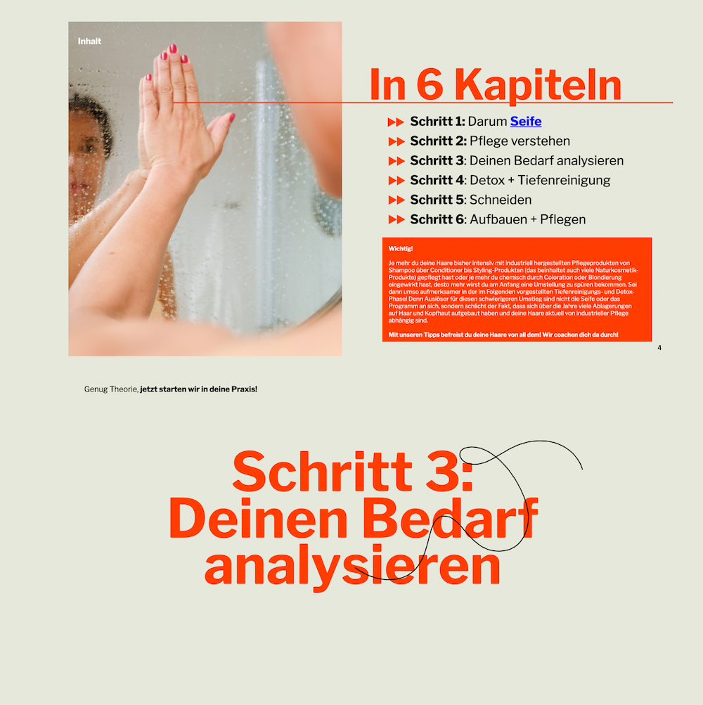 E-Book “Natural Great Hair Days” | Guide to beautiful hair with natural ingredients (German)