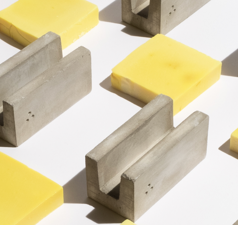 Soap holder with natural soap bundle | functional soap dish for long-lasting soap