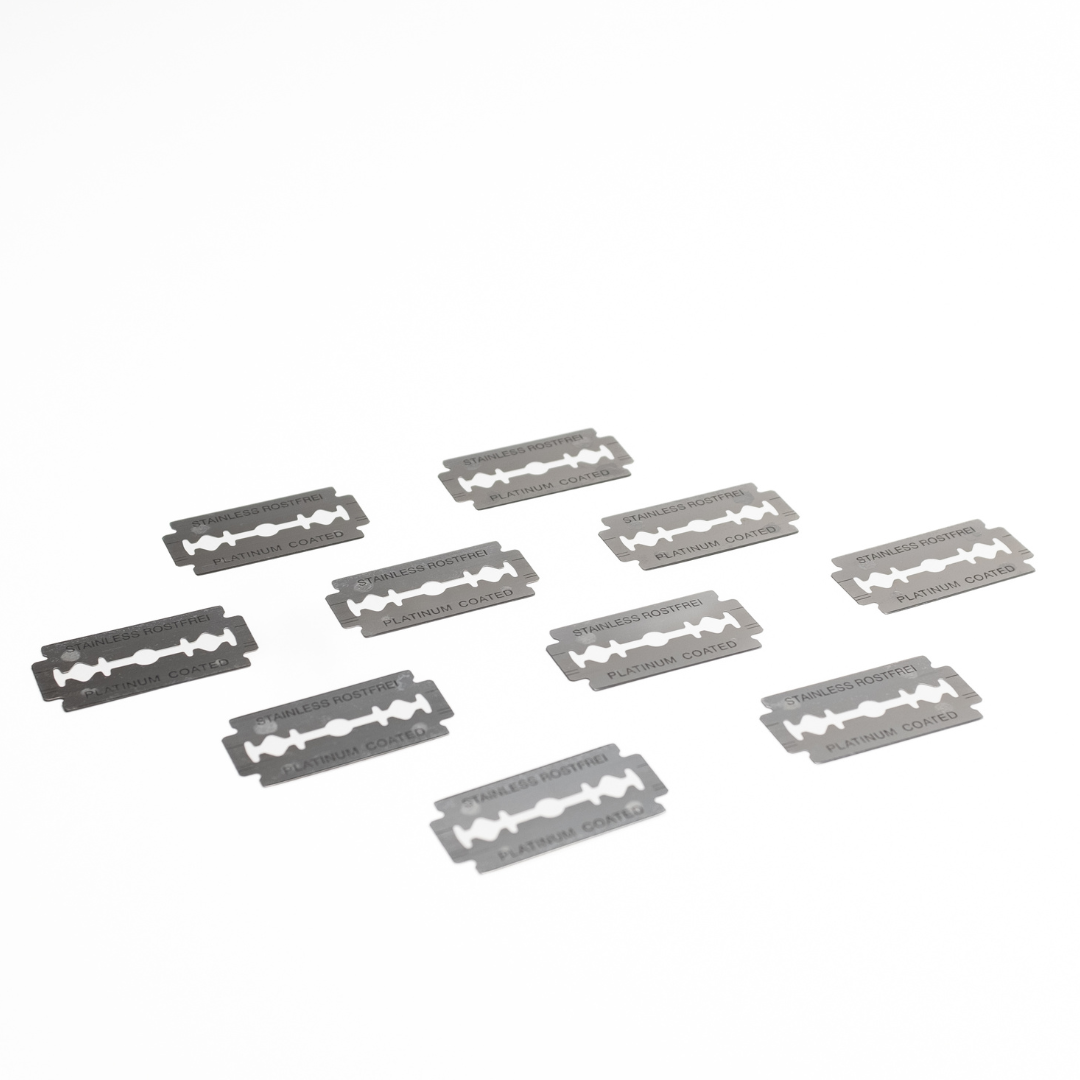 10× Razor Blades | Refill Pack for Safety Razor | Plastic-Free Blades