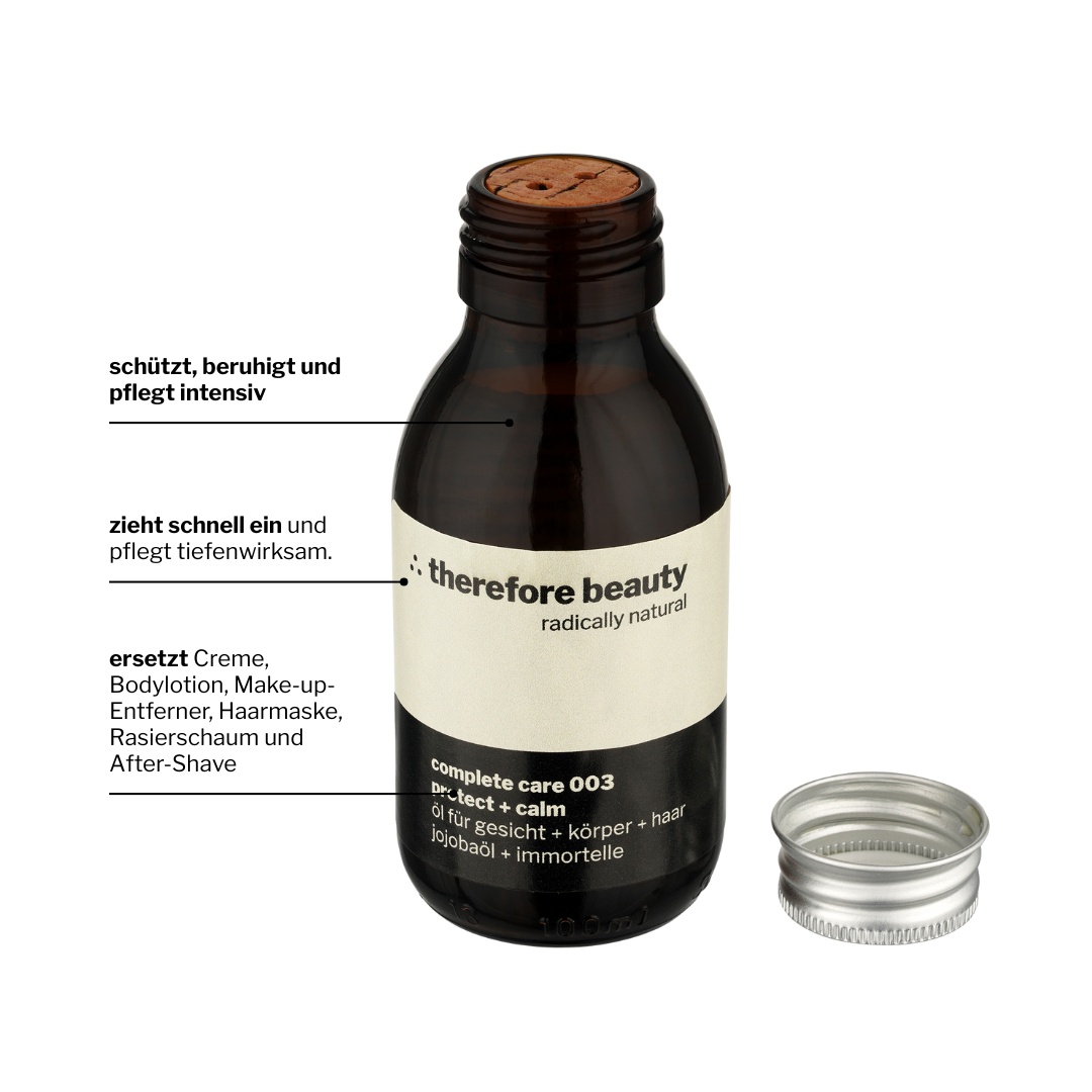 NEW! Complete Care 003 | Care oil for face, body & hair | gentle with jojoba + immortelle