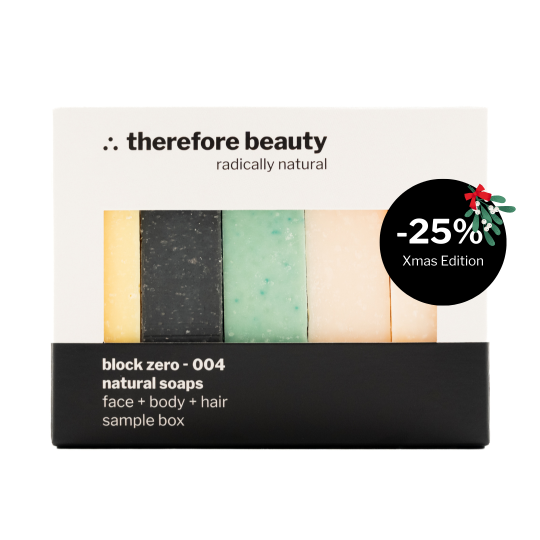 Geschenk-Box "Naturseifen" | Limited Edition mit 5 therefore beauty Pflegeseifen