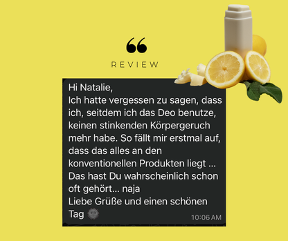 Nachfüllbares Deo – Starter-Set | pflegt intensiv + wirkt effektiv gegen Geruch | inkl 3€ Pfand