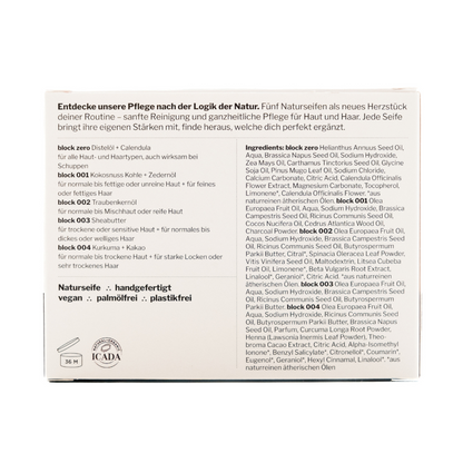 Geschenk-Box "Naturseifen" | Limited Edition mit 5 therefore beauty Pflegeseifen