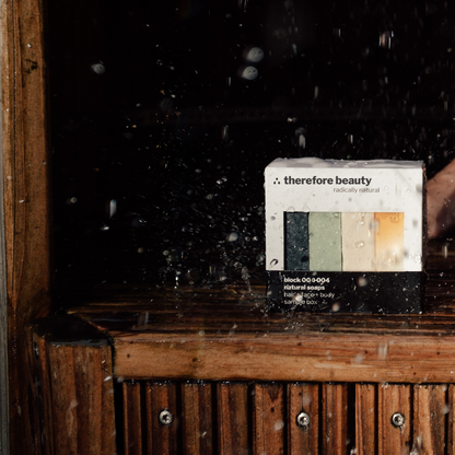 Geschenk-Box "Naturseifen" | Limited Edition mit 5 therefore beauty Pflegeseifen