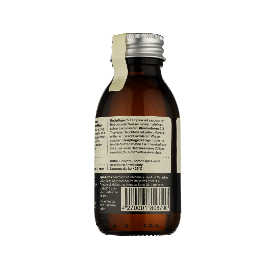 NEW! Complete Care 003 | Care oil for face, body & hair | gentle with jojoba + immortelle