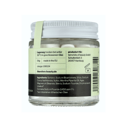 tooth tabs 002 | solid toothpaste with mint | for fresh breath & clean teeth